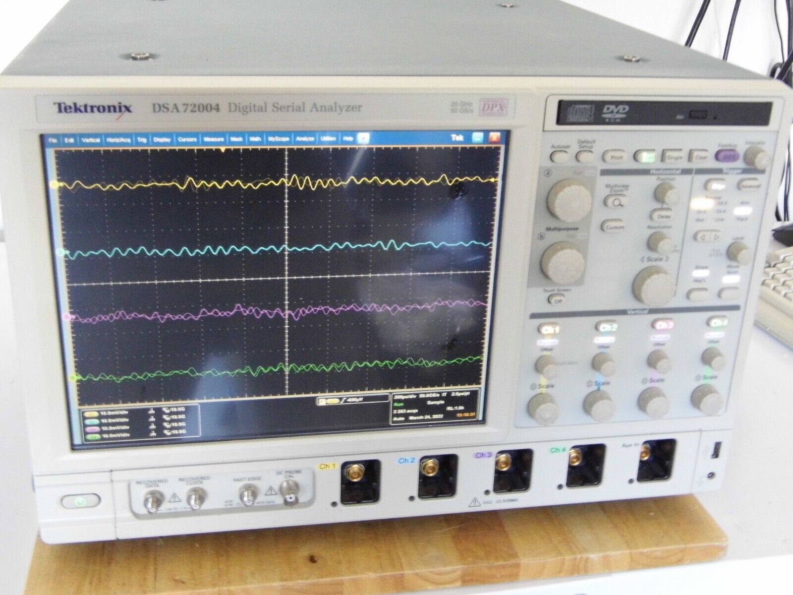 Tektronix DSA72004 Oscilloscope 5XL,MTH,PTH1,ASM,RTE,PCE,SAS,FBD,JA3,TDSPTD,DJA Tektronix DSA72004 Oscilloscope 5XL,MTH,PTH1,ASM,RTE,PCE,SAS,FBD,JA3,TDSPTD,DJA